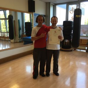 Verleihung des 2. Lehrergrads im Wing Chun Kung Fu