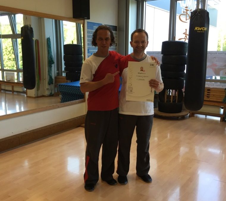 Verleihung des 2. Lehrergrads im Wing Chun Kung Fu