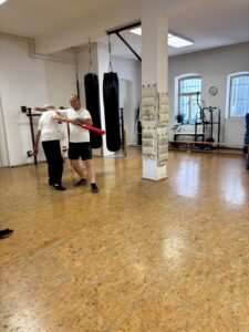 Präzises Wing Chun in Aktion – Timing, Distanz und Kontrolle im Fokus.