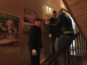 Training im Treppenhaus