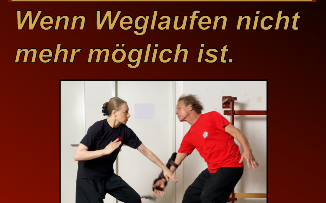 Simo kontert einen Stich mit einem Messer mit einem Angriff zum Waffenarm und einen direkten Schlag zum Hals